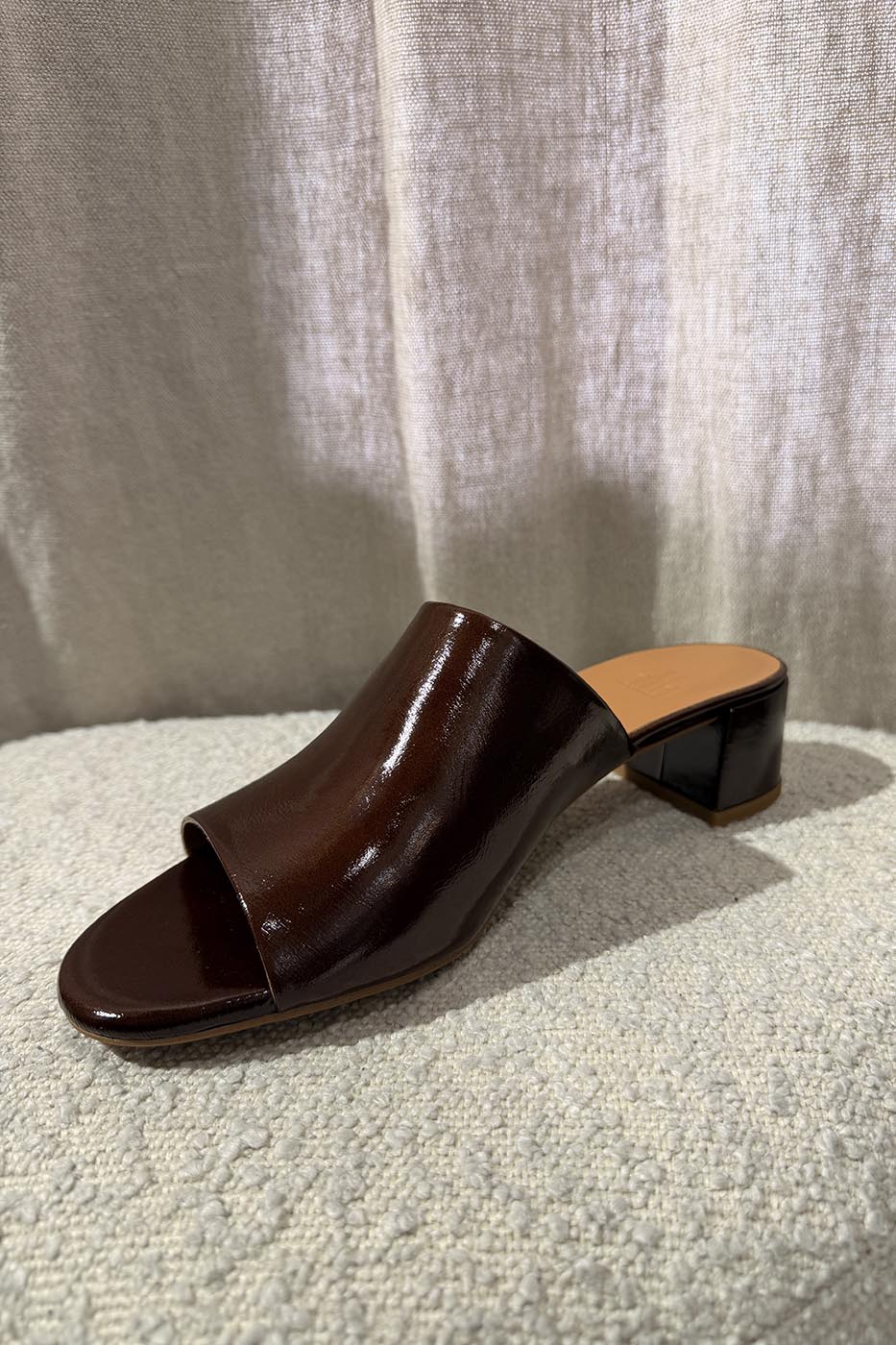 Sandales à talons marron