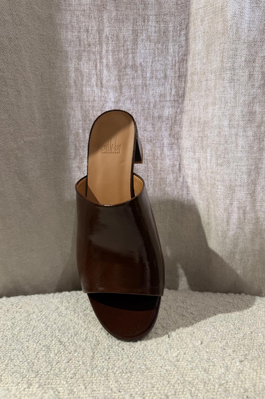 Sandales à talons marron