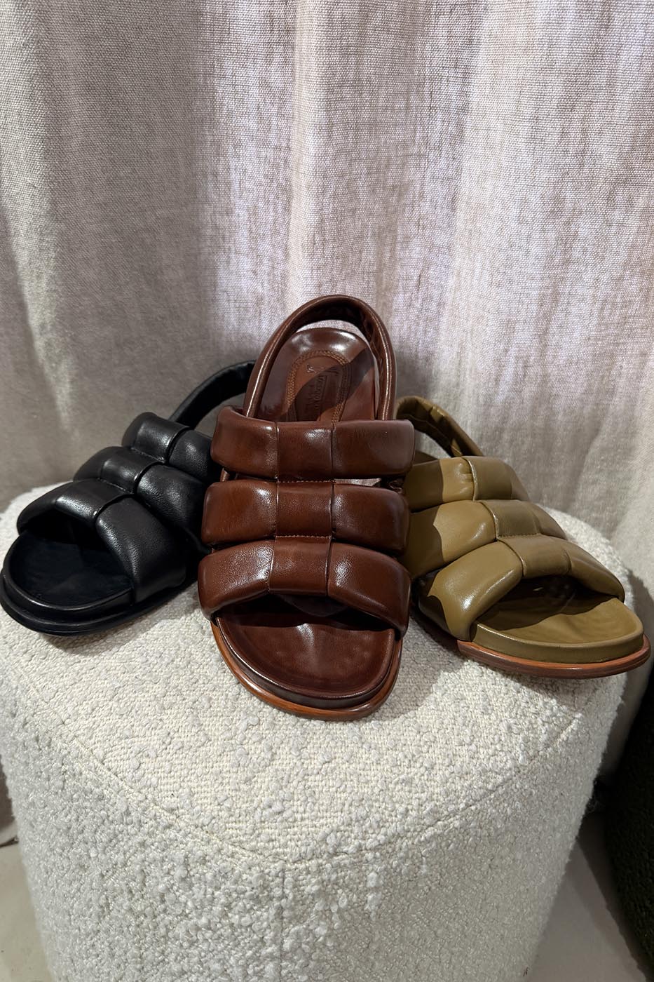 Sandales cognac S208