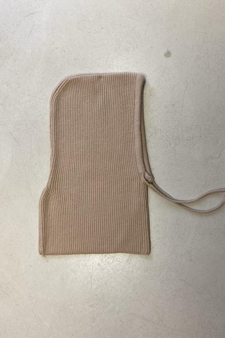 Cagoule maille cotelée