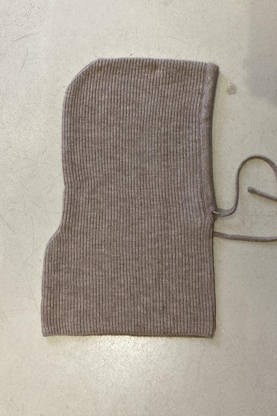 Cagoule maille cotelée