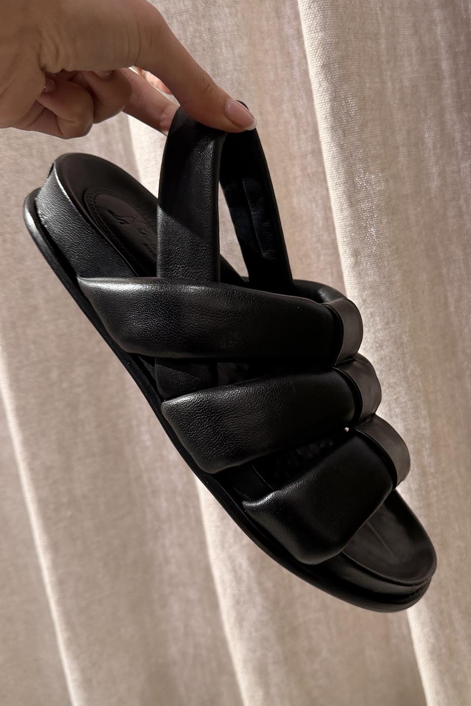 Sandales noires S208