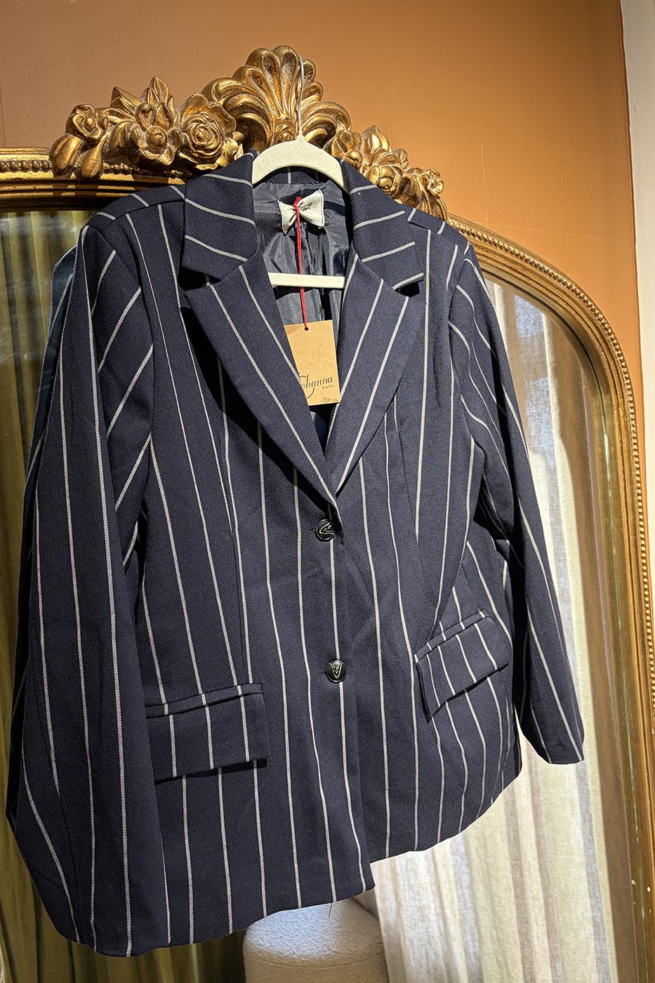 Veste blazer à rayures