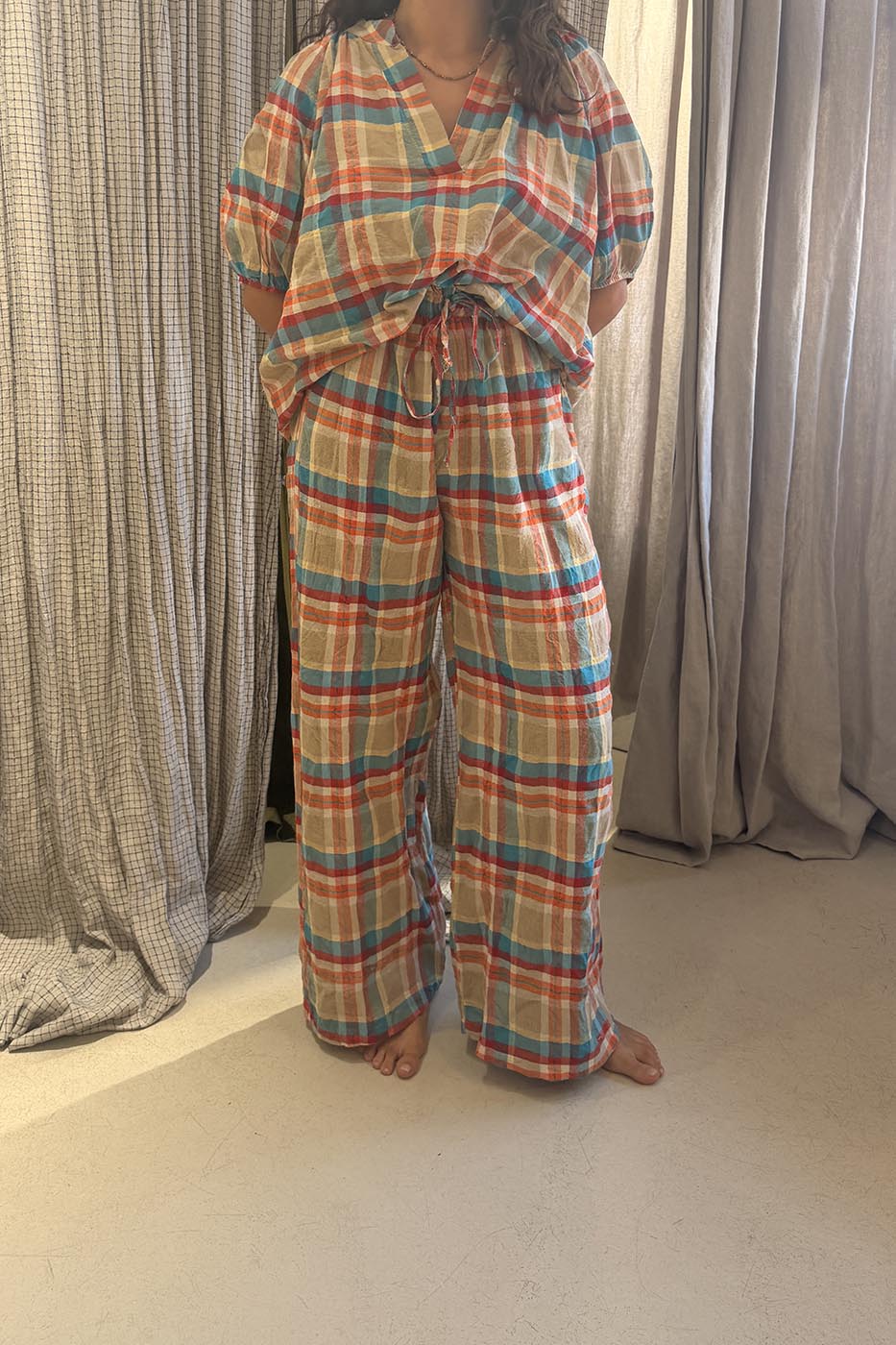 Pantalon carreaux