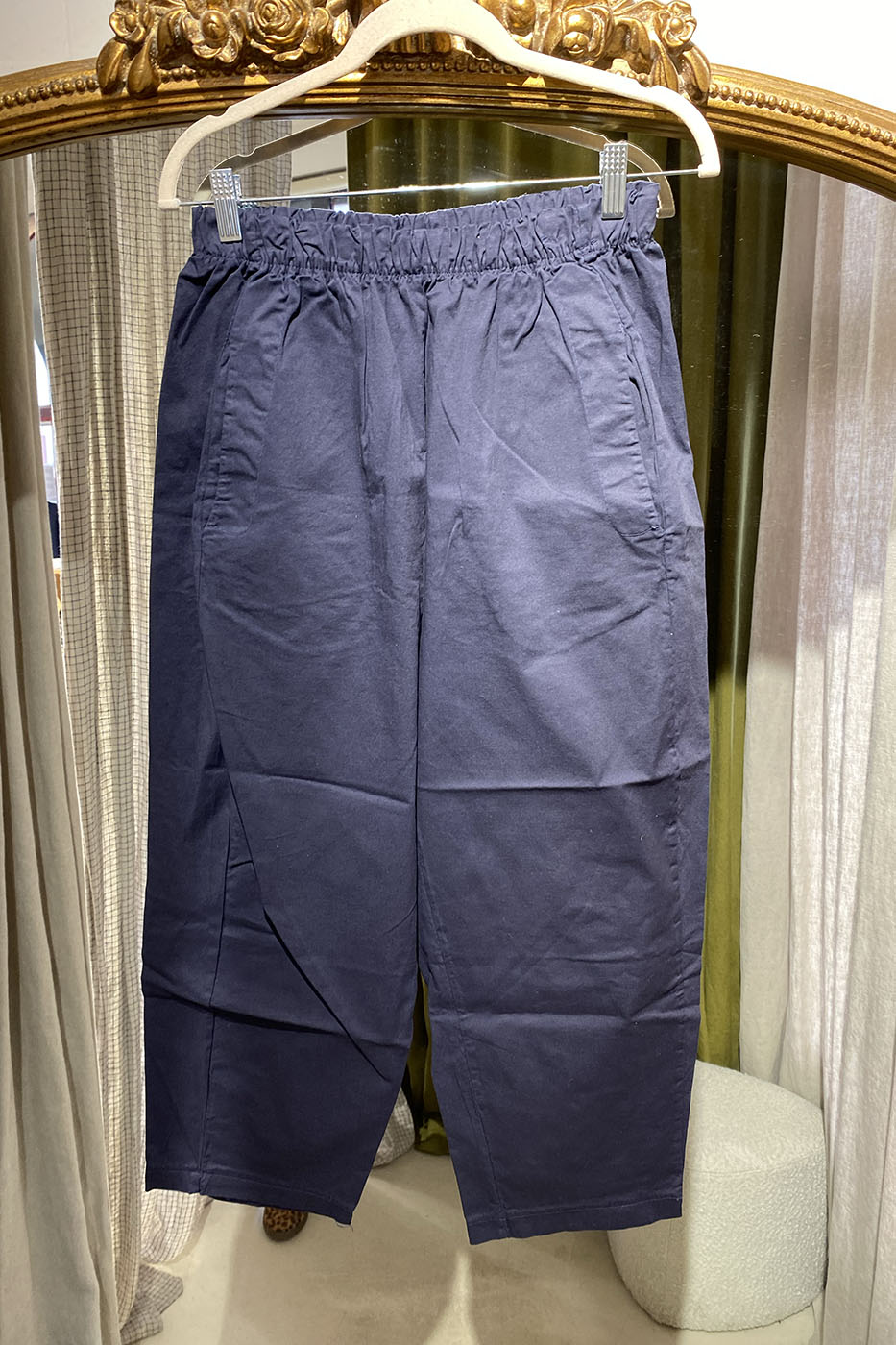 Magic en velour bleu marine