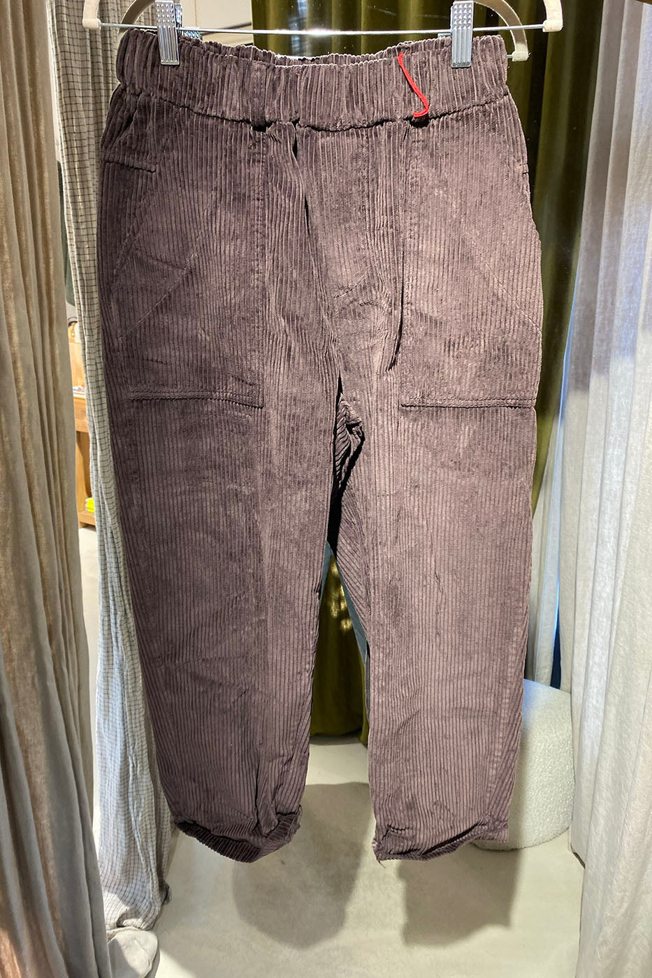 Magic velours à poches marron