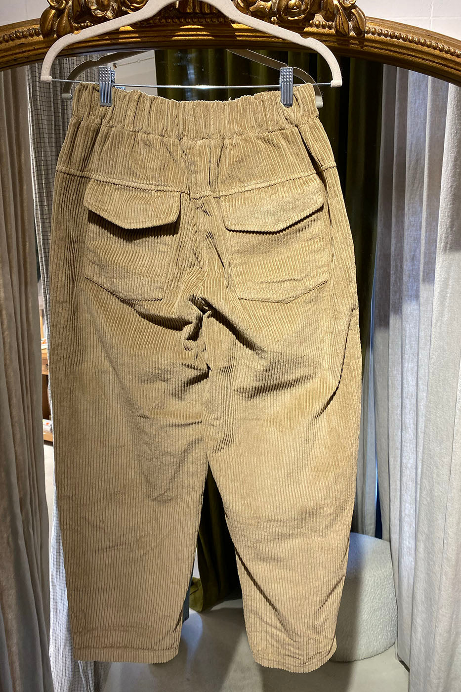 Magic velours beige à Poches