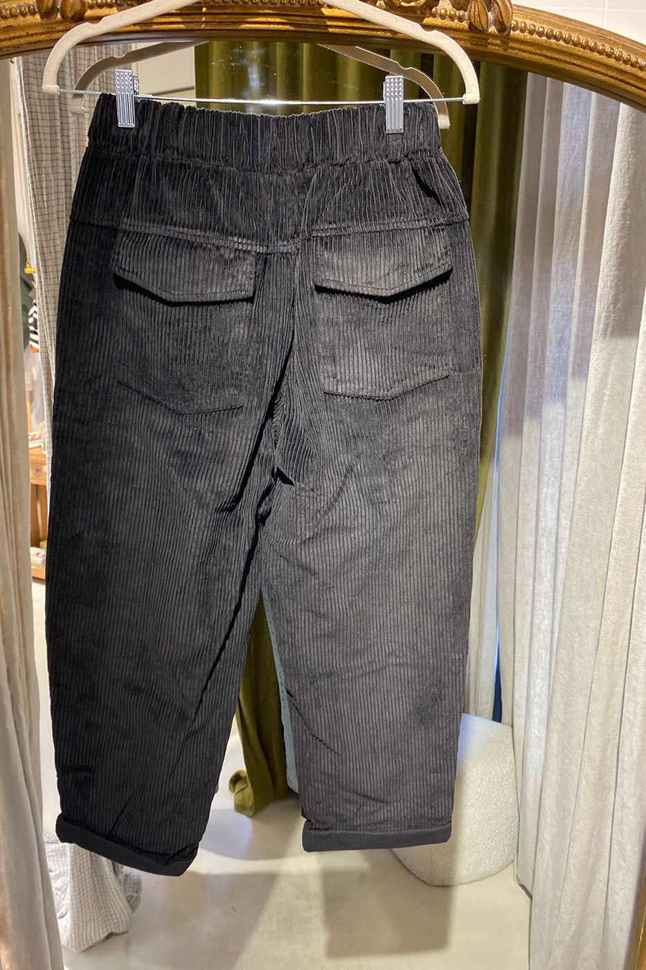 Magic velours à poches noir