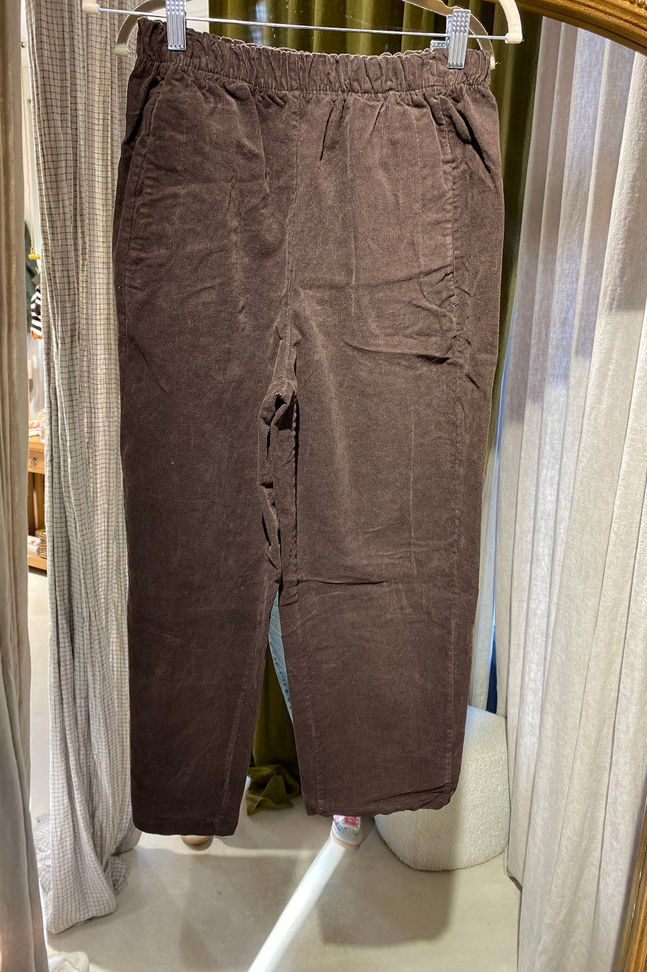 Magic velours fine côte marron