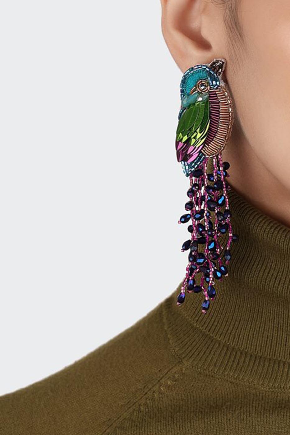 BOUCLES D'OREILLES KINGFISHER