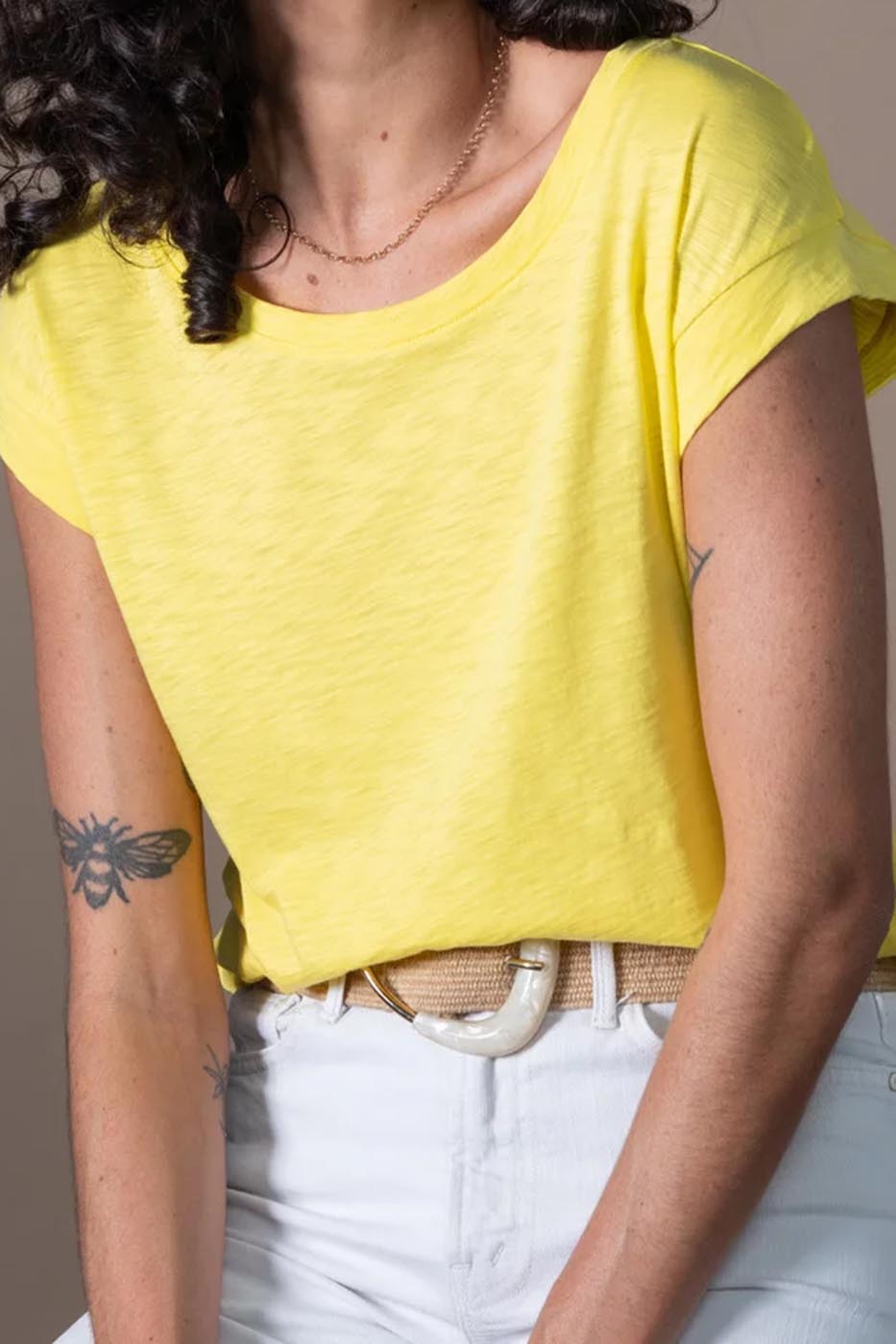 Tee-shirt Noélia citrus flamme