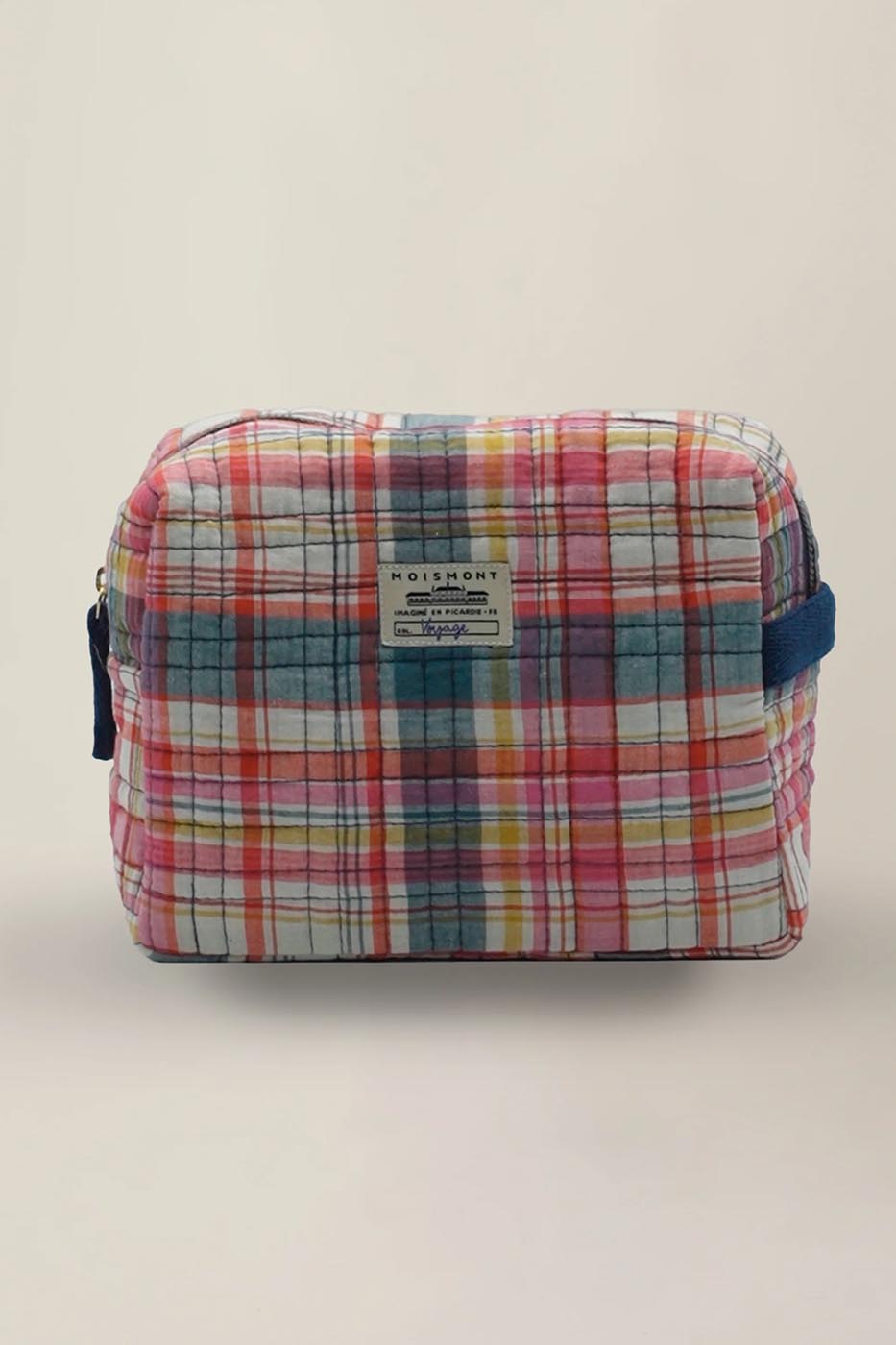 Grande pochette N°43 Secret Checks Pop Pink