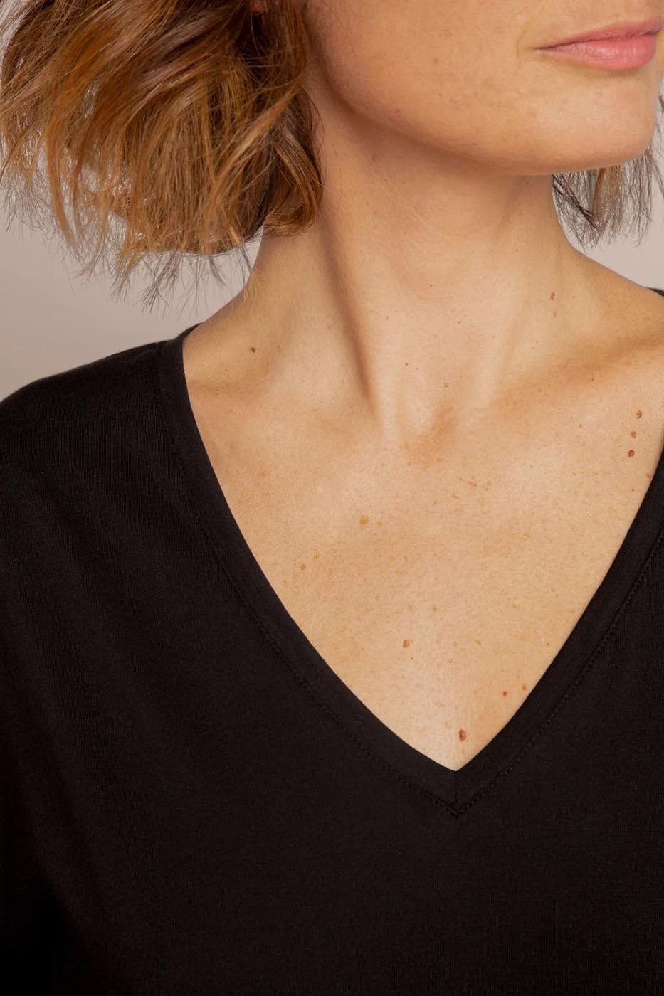 T-SHIRT ESMÉE black flamme