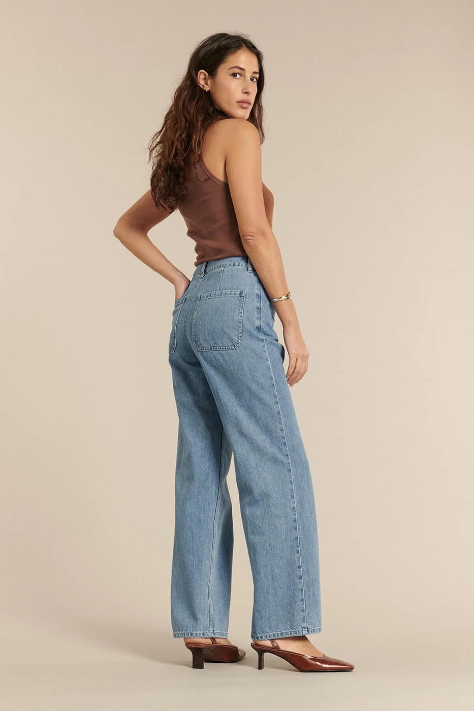 Jeans droit large DENIM SWANN