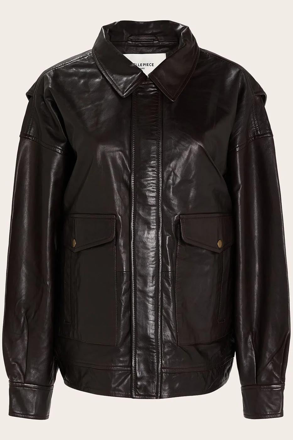 Blouson Edgar Cuir - Marron