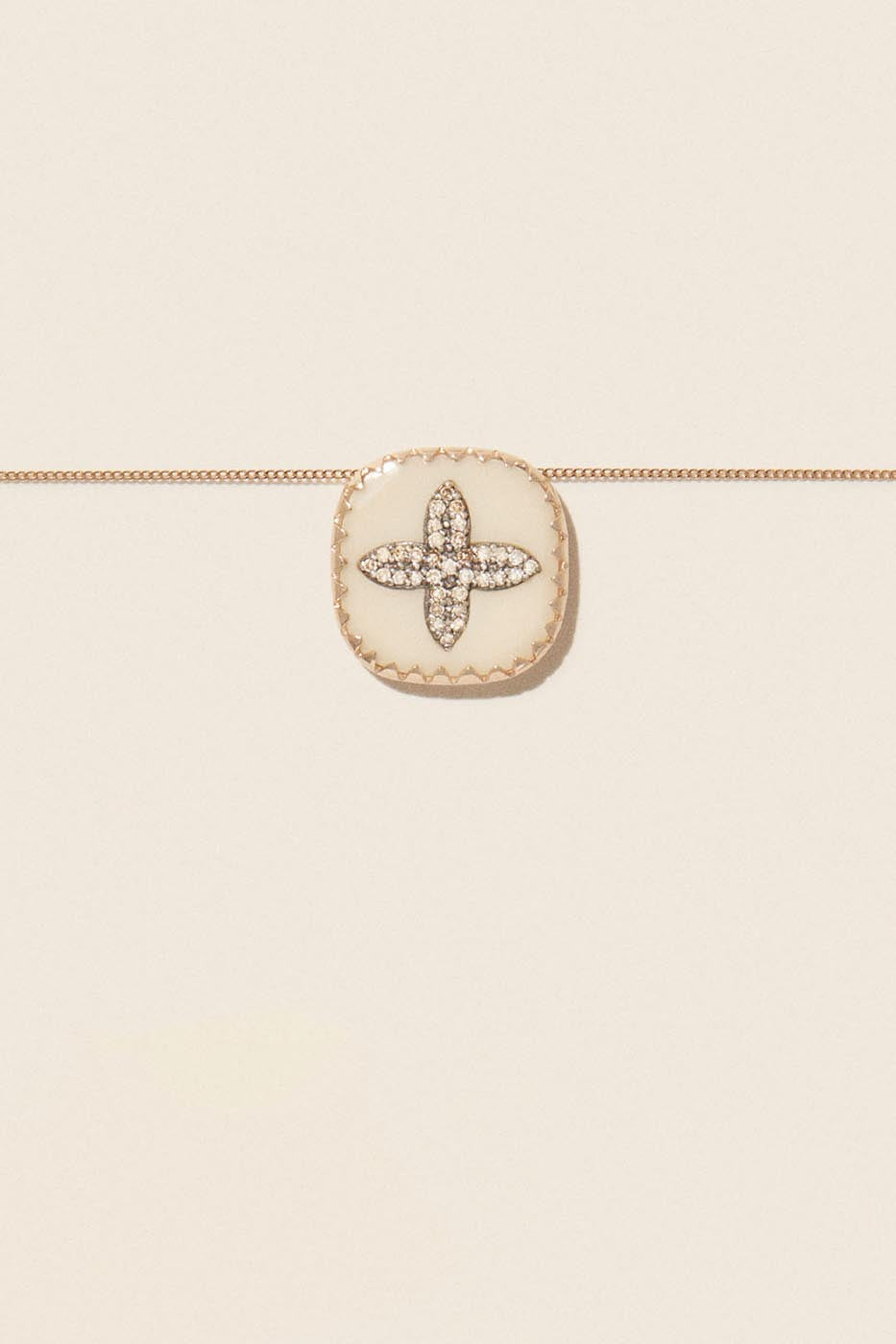 Collier BOWIE BLANC DIAMANT