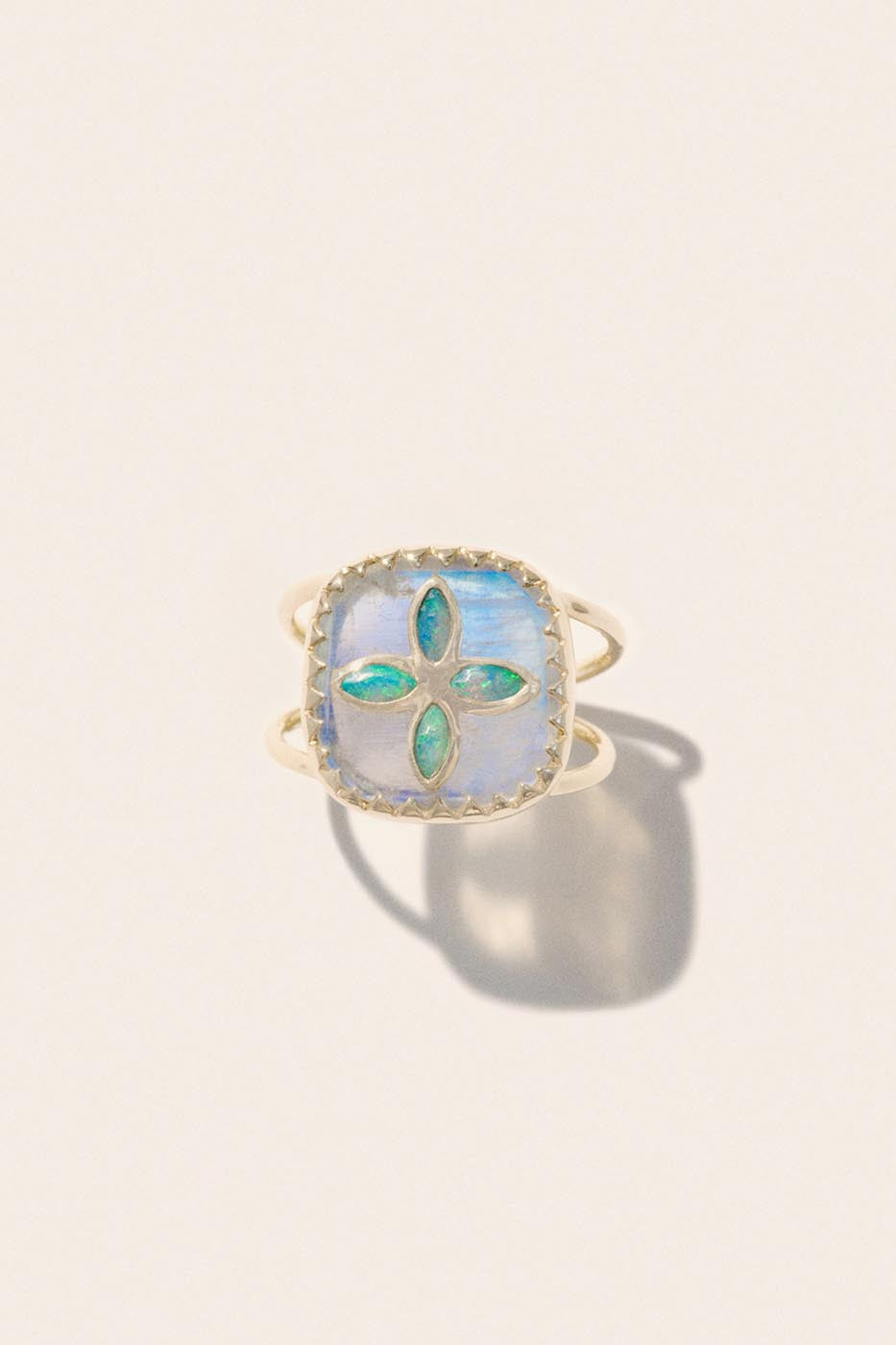 Bague BOWIE N°2 PIERRE DE LUNE