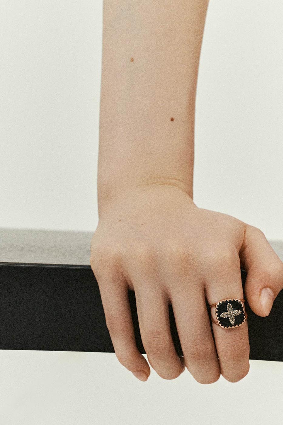 Bague BOWIE N°2 NOIR DIAMANT