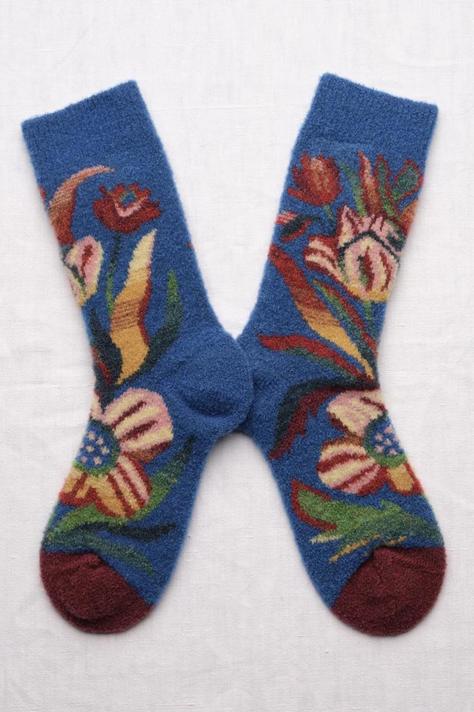 Chaussettes Mousse Bouquet de Fleurs