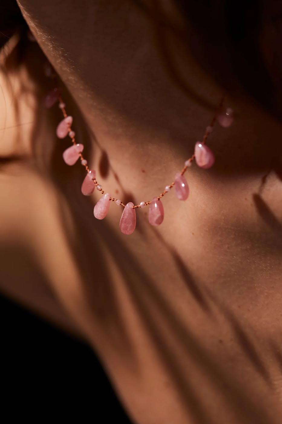 Collier Cheremoya DB · Rhodocrosite