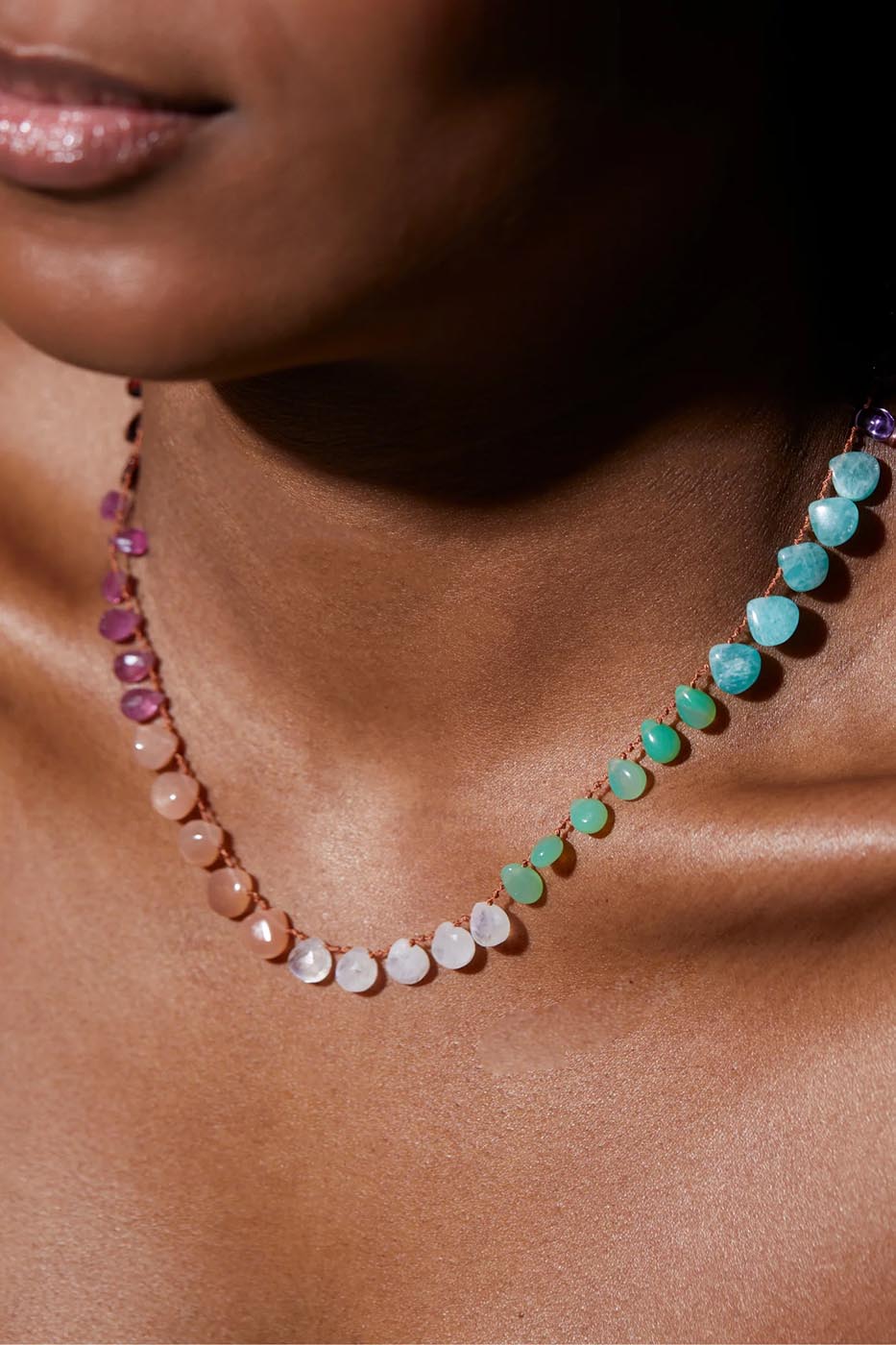 Collier Rainbow · Multi-pierres
