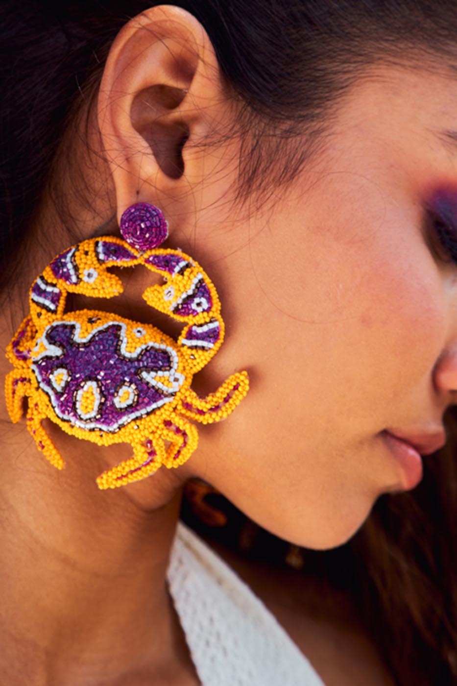 Boucles d'oreilles Crab