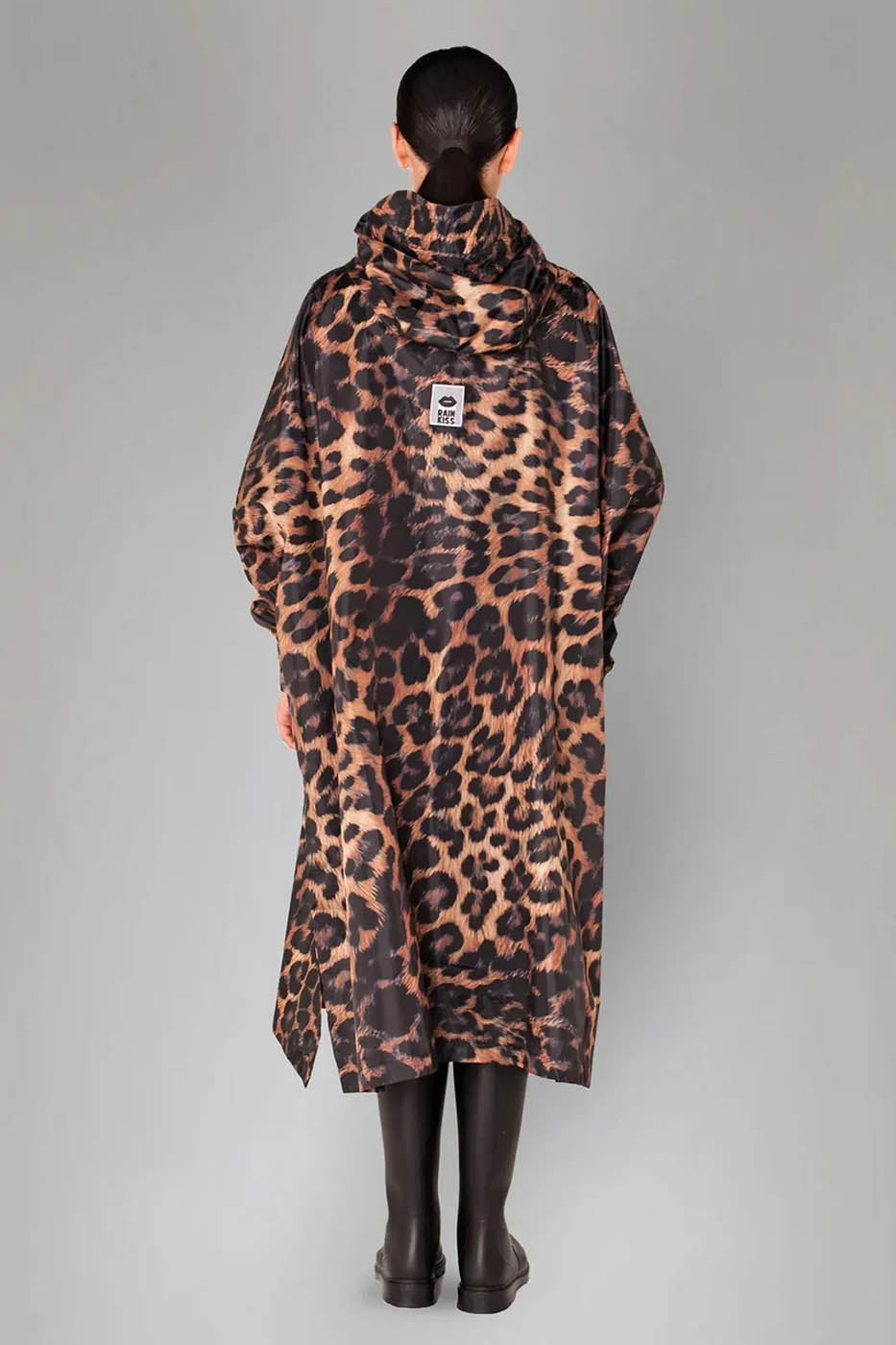 Poncho Rainkiss Dark Léopard