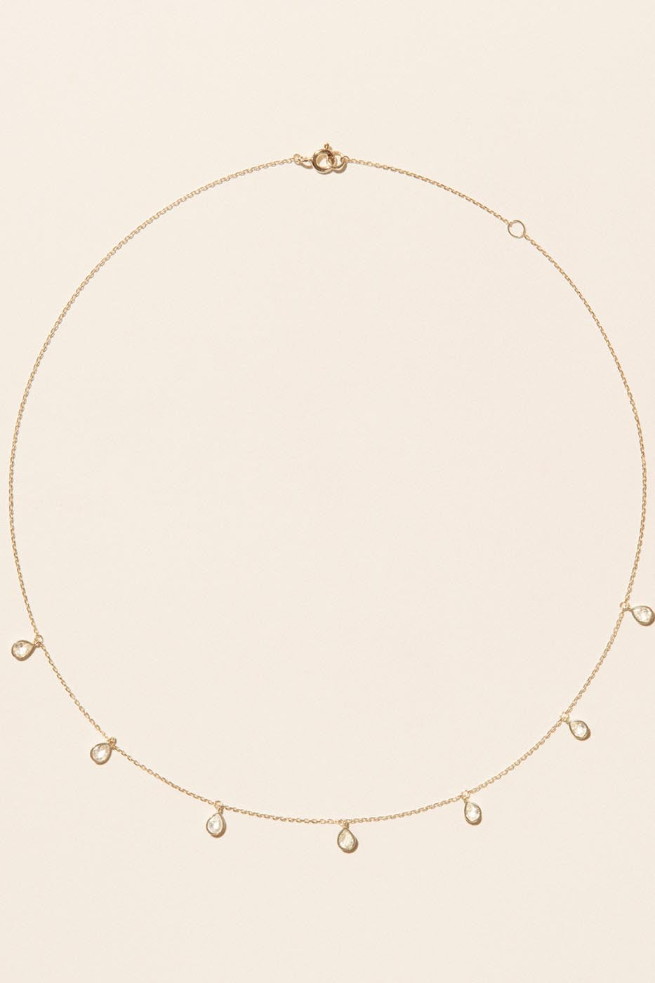 Collier PALERME SAPHIR BLANC