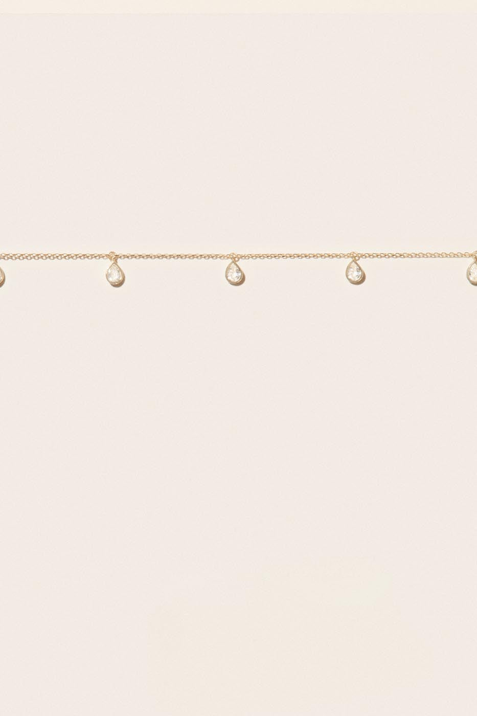Collier PALERME SAPHIR BLANC