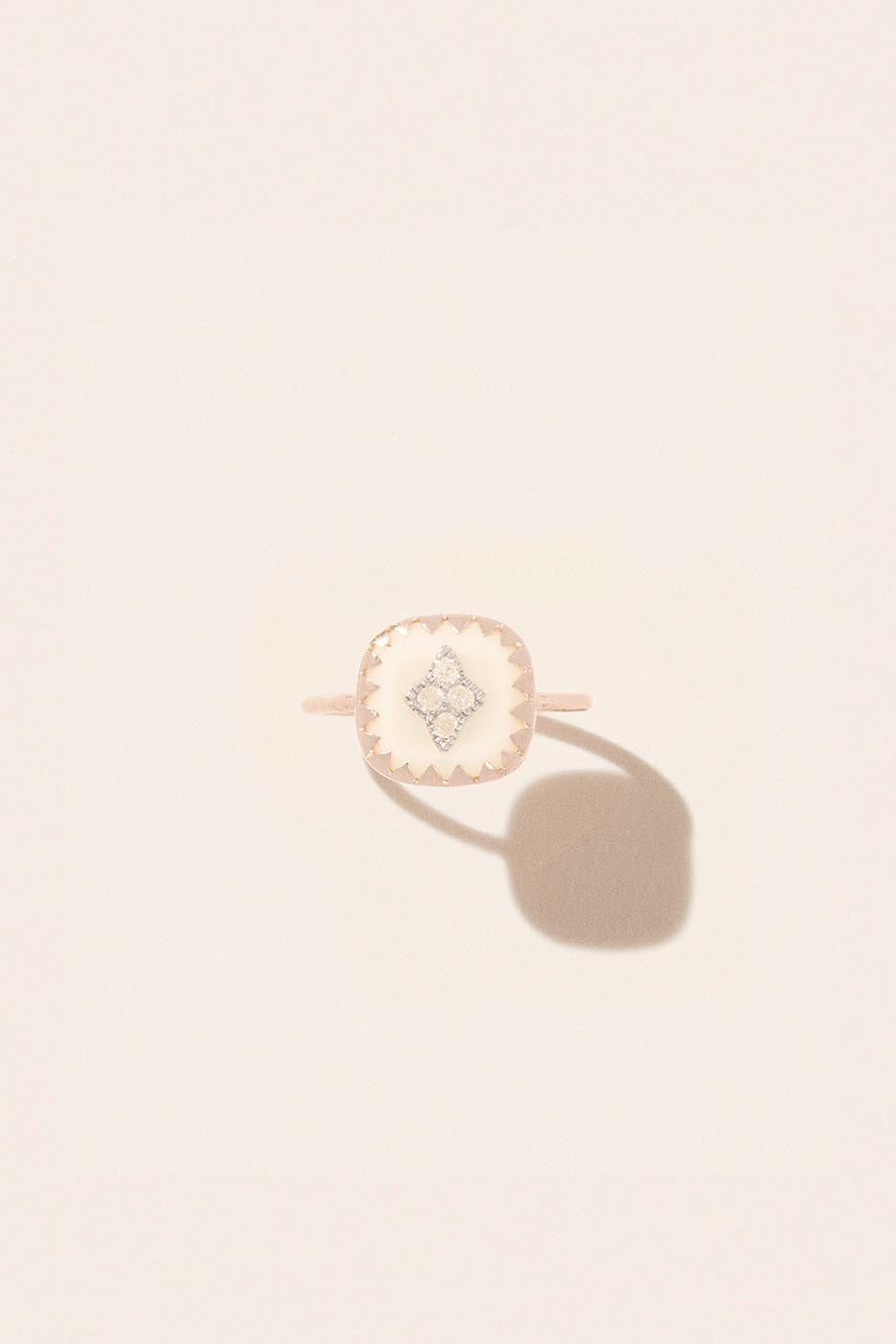 Bague PIERROT BLANC
