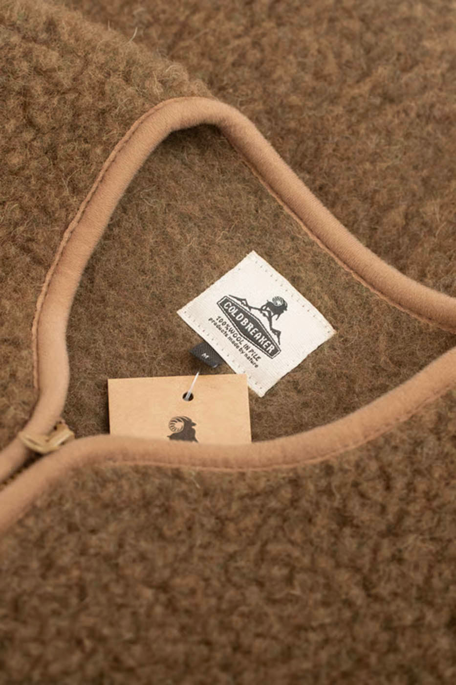 Gilet pepitco marron