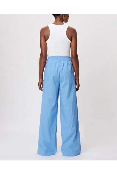 PANTALON À JAMBES LARGES EN COTON 2