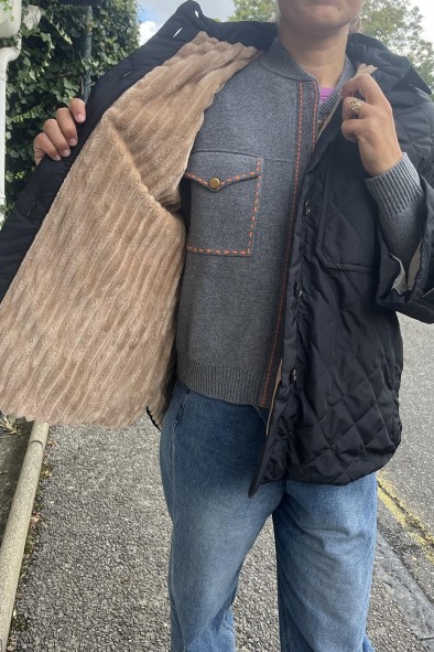 Veste manche longue noir