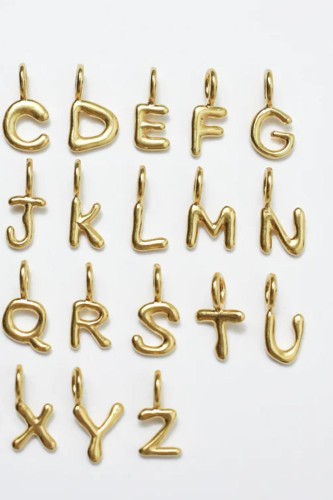 Alphabet charm