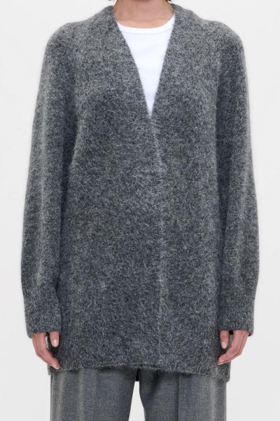 SOFT ALPACA OVERSIZED CARDIGAN 2