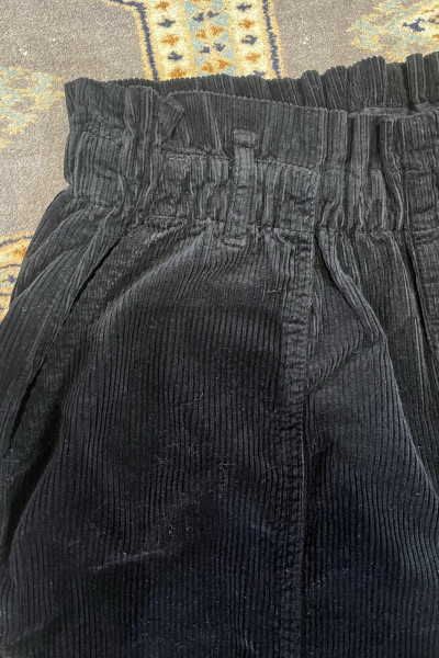 PANTALON YAEL VELOURS BLACK 2