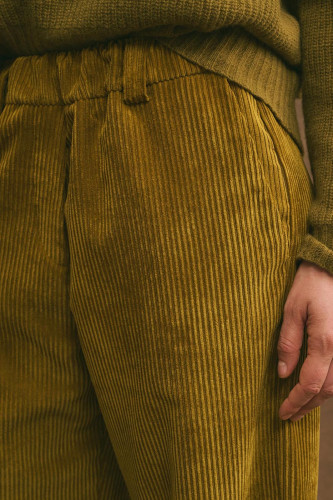 PANTALON PACIFIE VELOURS BRONZE