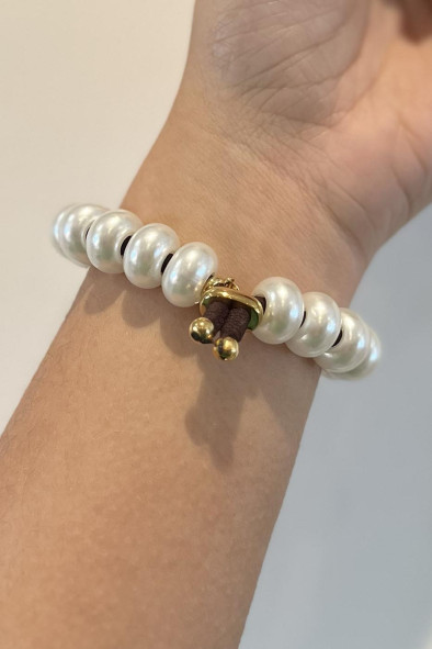 Bichou Perles Nacrées Marron