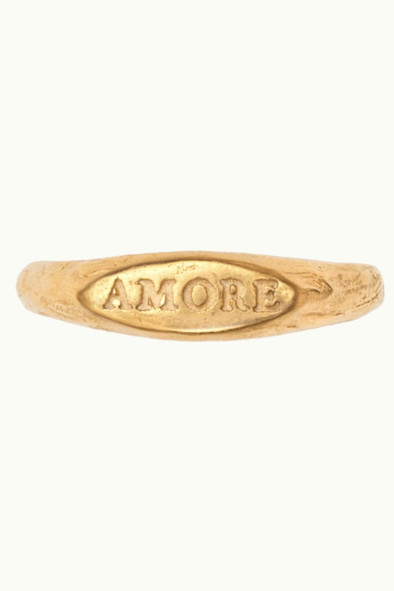 Amore Gold Signet Ring
