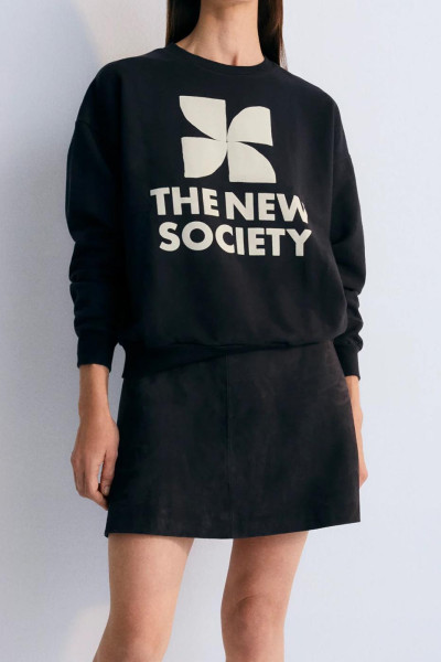 Mykonos Woman Sweatshirt Caviar