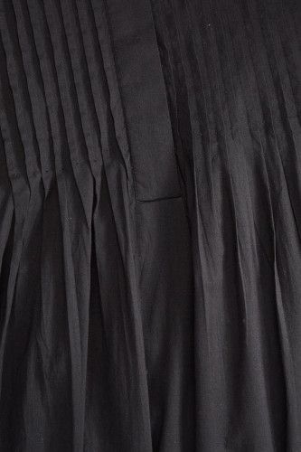 Dot shirtdress Black