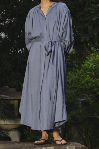 copy of Balloon blouse bleu nuit