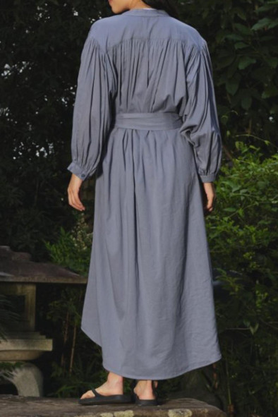 copy of Balloon blouse bleu nuit