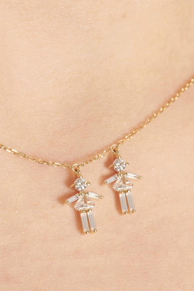 Collier Double Little One Fille-Fille