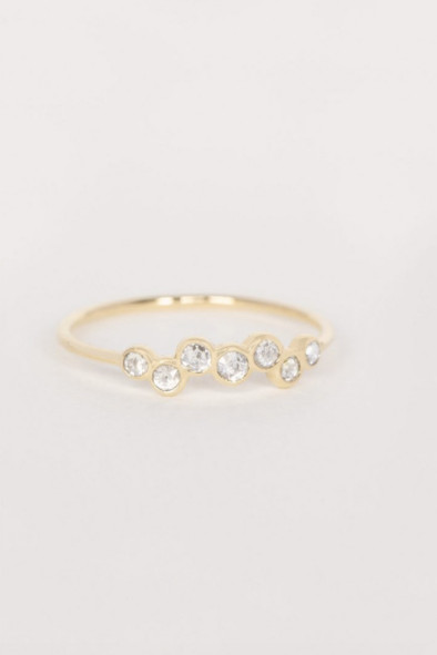 TWISTED GREY DIAMONDS RING