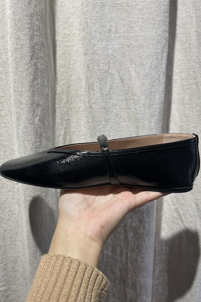Ballerine vernis noir