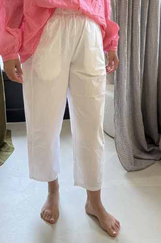 Le pantalon magic fin blanc