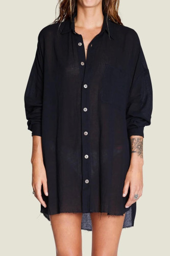 Chemise mi-longue oversize Mykonos