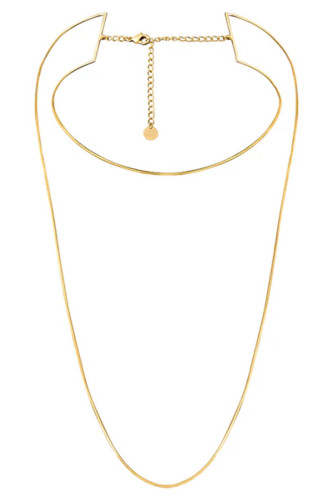 Collier double éternelle