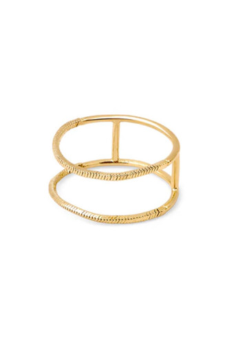 Bague double éternelle